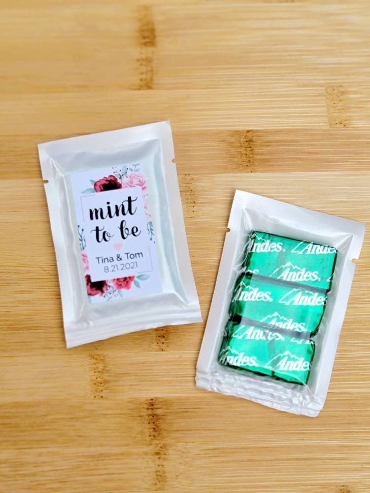 Andes Mint Chocolate  Favors